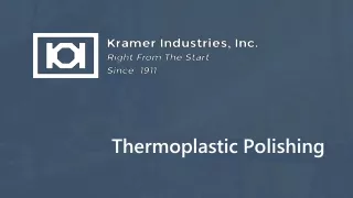 thermoplastic polishing