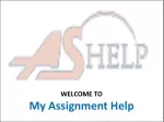 My Assignment Help - slide 1