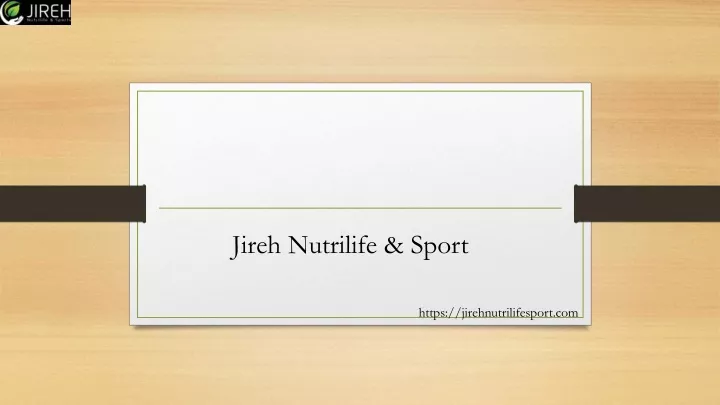 jireh nutrilife sport