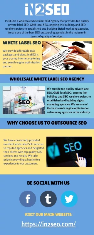 in2seo is a wholesale white label seo agency that