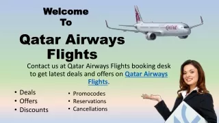 Qatar Airways Flights Reservations, deals and offers
