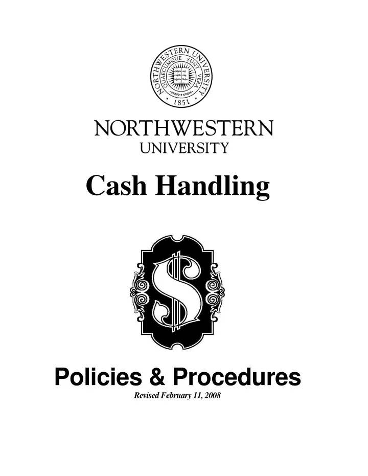 cash handling
