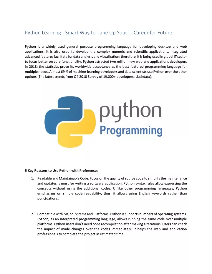 python learning smart way to tune up your