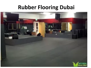 rubber flooring dubai
