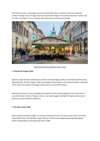 each time we return and prague