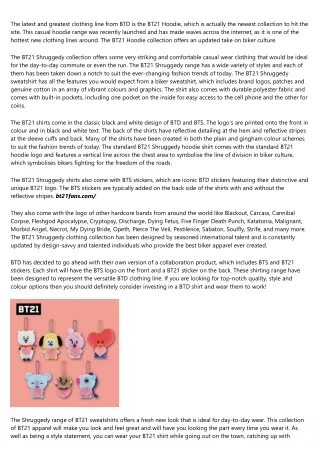 BT21 Shruggedy Shirt - The Latest Collection From BTD