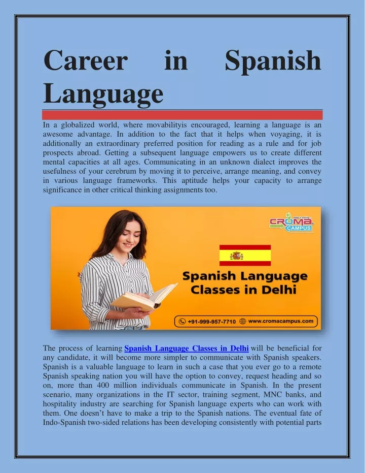 career language in a globalized world where
