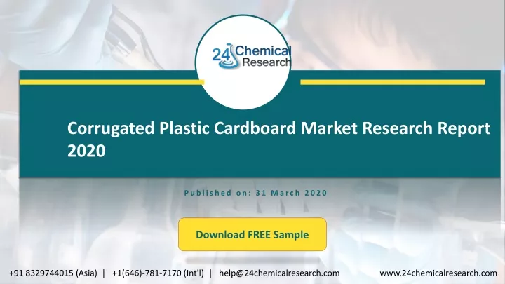 corrugated plastic cardboard market research