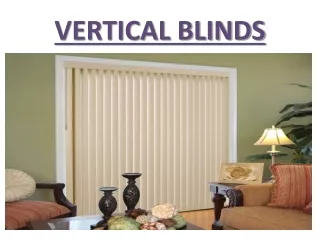 vertical blinds
