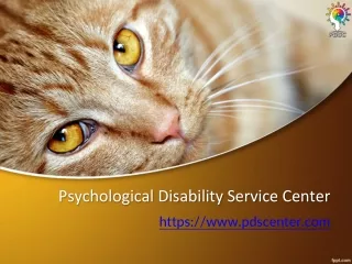psychological disability service center