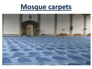 mosque carpets