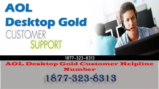 AOL Desktop Gold Helpline Number #*1877-323-8313 *#