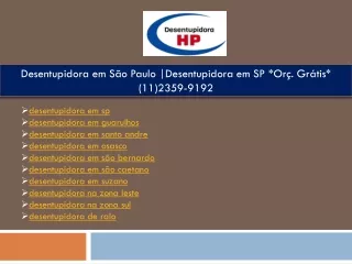 desentupidora em s o paulo desentupidora