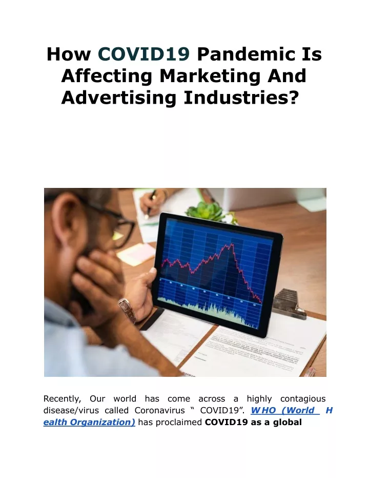 how covid19 pandemic is affecting marketing and advertising industries