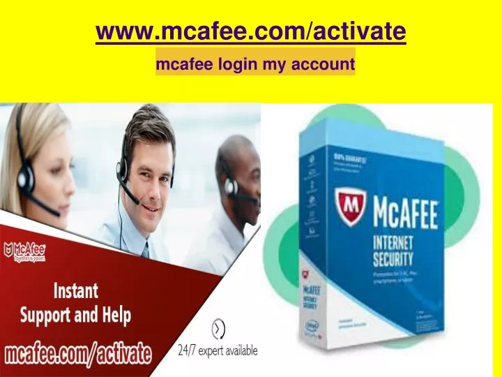 www mcafee com activate mcafee login my account