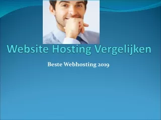Beste Webhosting 2019