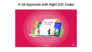 H-1B Approvals with Right SOC Codes?
