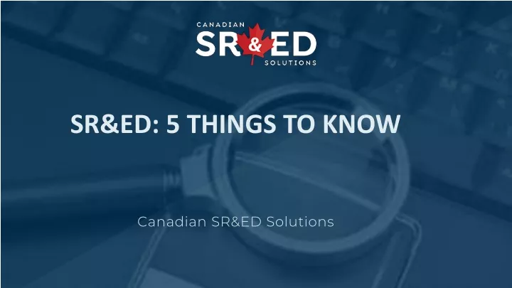 sr ed 5 things to know