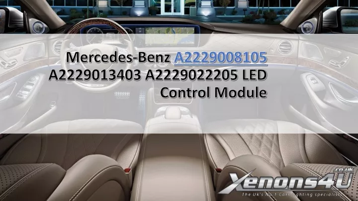 mercedes benz a2229008105 a2229013403 a2229022205 led control module