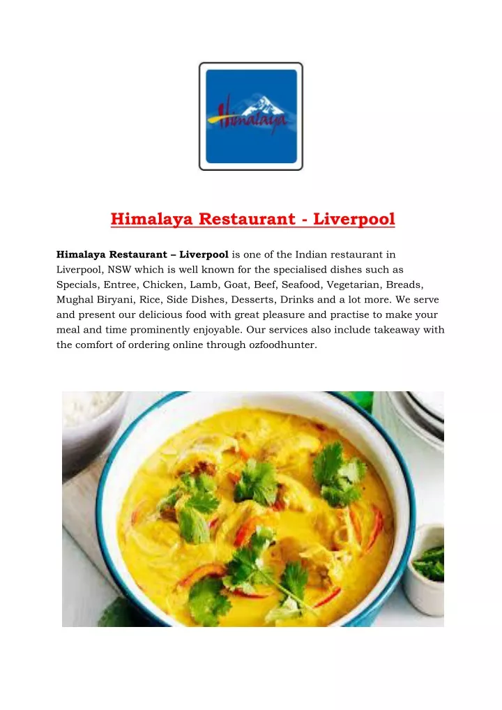 himalaya restaurant liverpool