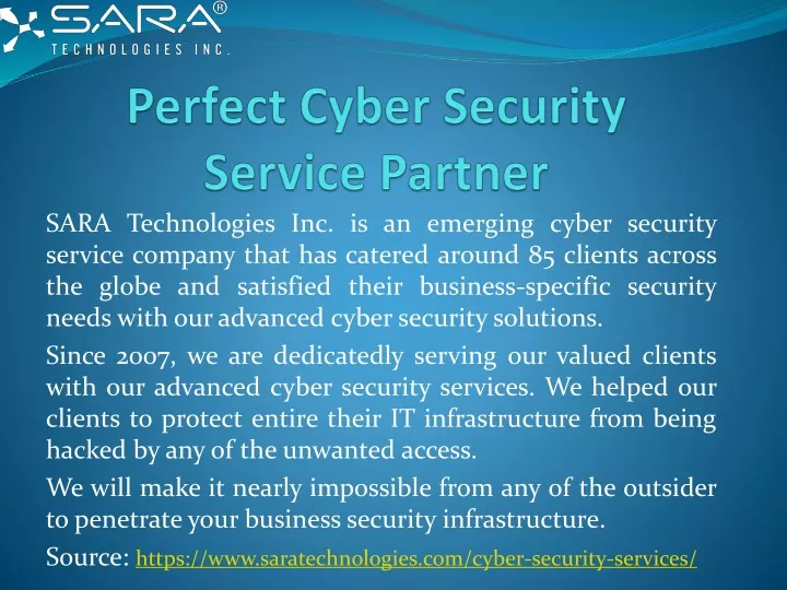 perfect cyber security service partner