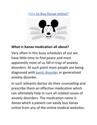 how to buy xanax online