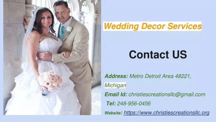 wedding decor services