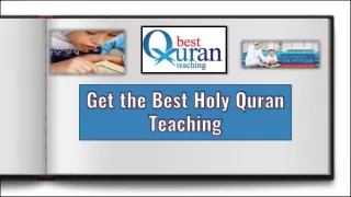 Get the Best Holy Quran Teaching
