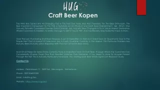 craft beer kopen