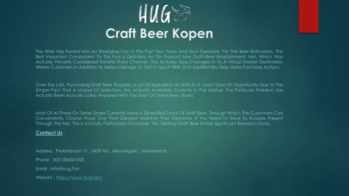 craft beer kopen