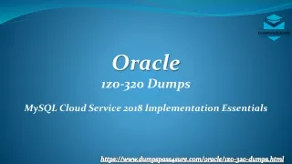 Latest Oracle 1z0-320 Dumps, Verified Study Material 2020 Dumpspass4sure