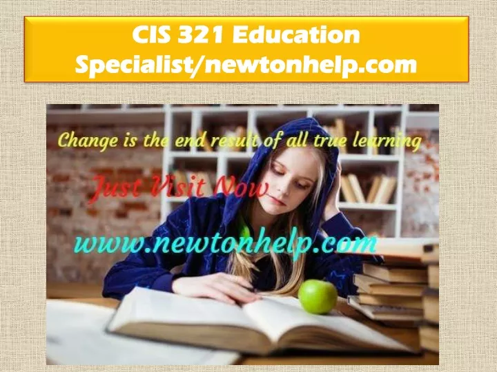 cis 321 education specialist newtonhelp com
