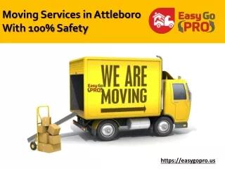 Moving Services in Attleboro With 100% Safety