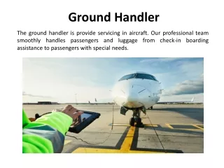 Best Ground Operations Company