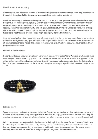 Undeniable Proof That You Need male gold bracelets sale