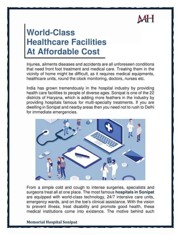 world class healthcare facilities at affordable