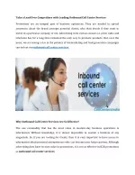 The Prime Destination for Worry-Less Inbound Call Center Services - slide 1