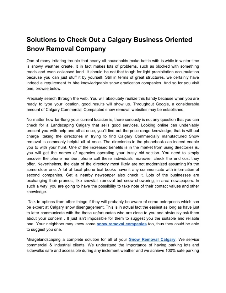 solutions to check out a calgary business