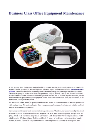 Printer Dealers UAE - BCOEM