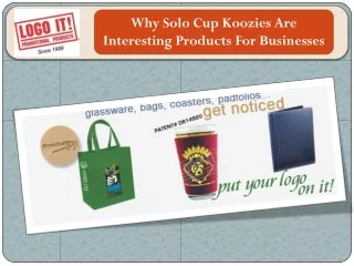Why Solo Cup Koozies Are Interesting Products For Businesses
