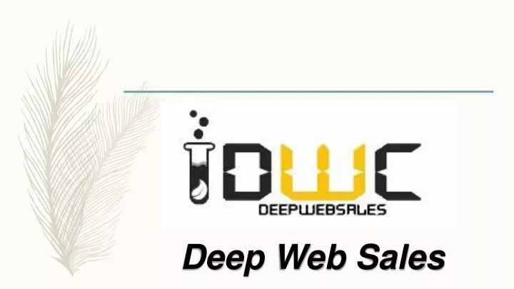 deep web sales