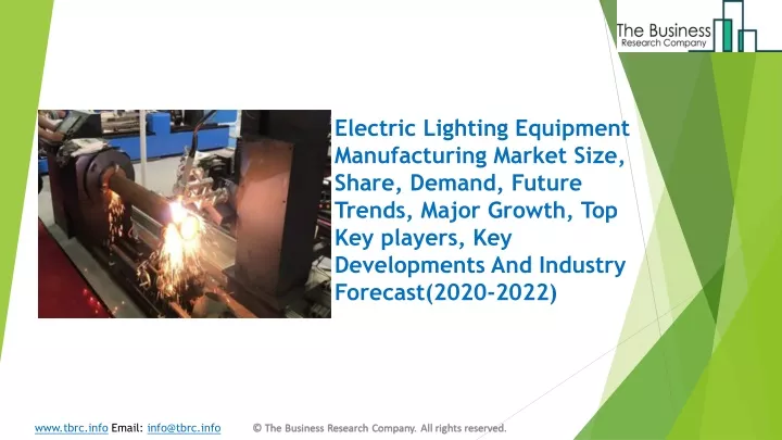 electric lighting equipment manufacturing market