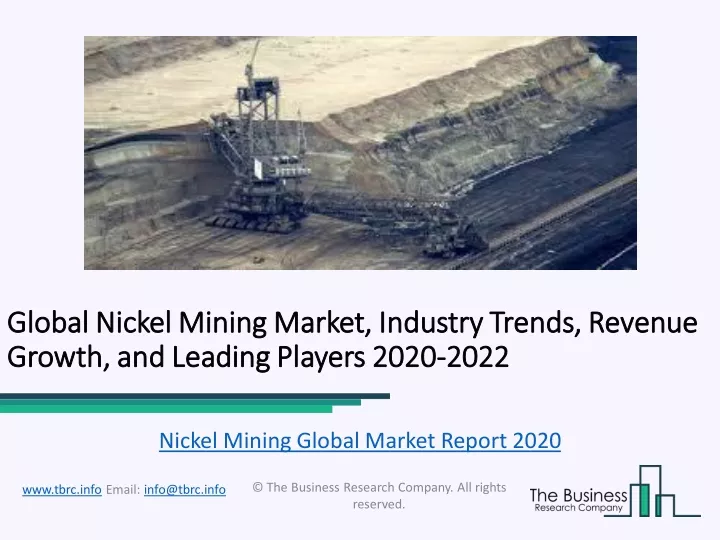 global nickel mining market industry trends