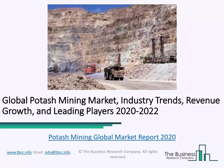 global potash mining market industry trends