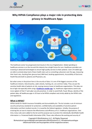 why hipaa compliance plays a major role