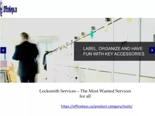 locksmith services the most wanted services