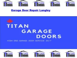 Garage Door Repair Langley