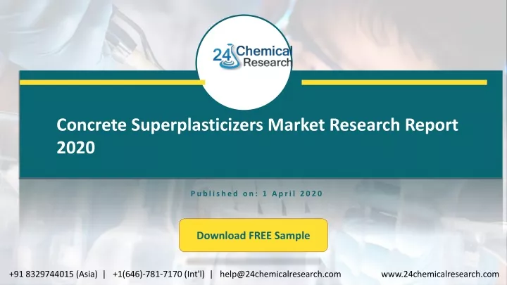 concrete superplasticizers market research report