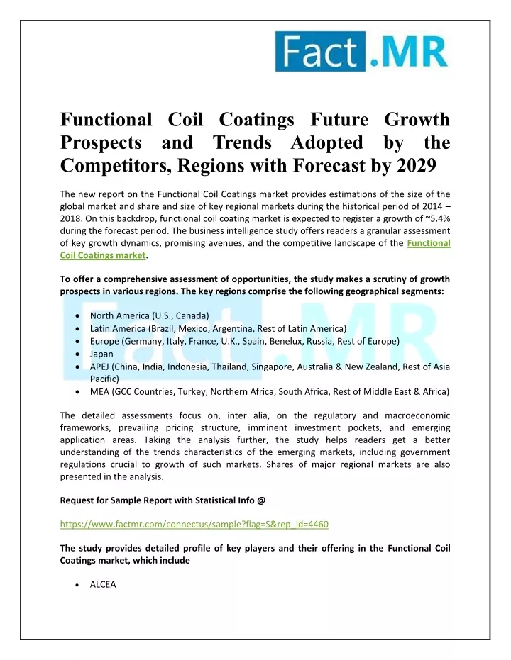 functional coil coatings future growth prospects