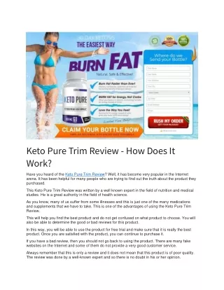 Keto Pure Trim